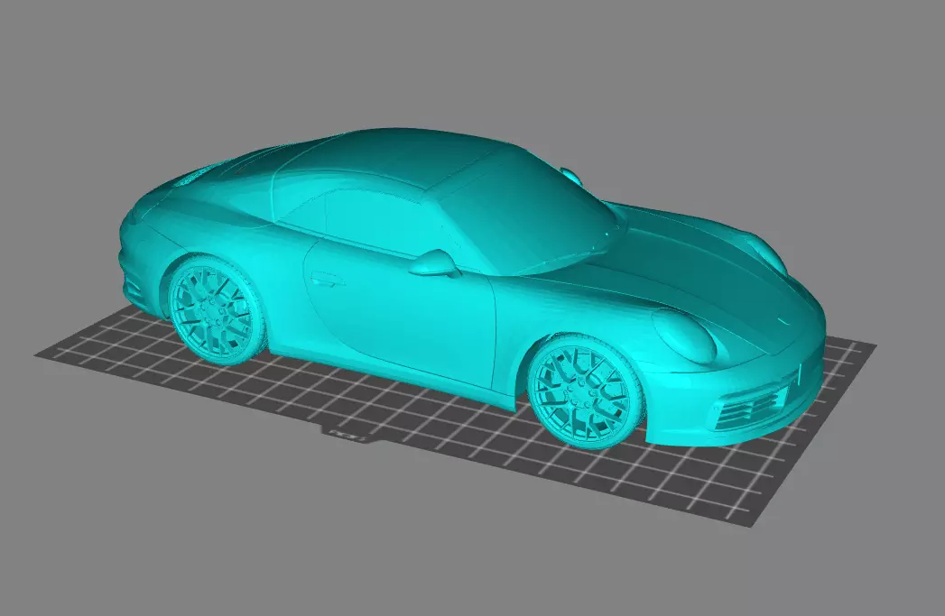 Porsche 911 Carrera S 3D print model_0
