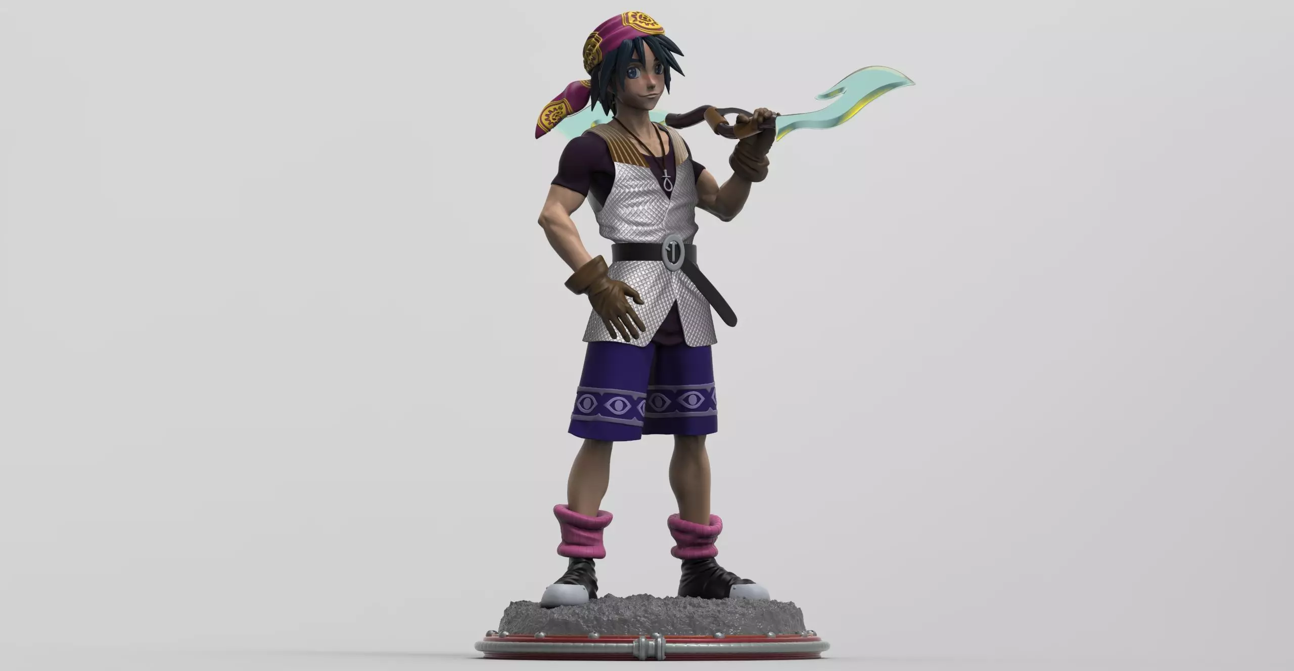 Serge - Chrono Cross 3D print model_0