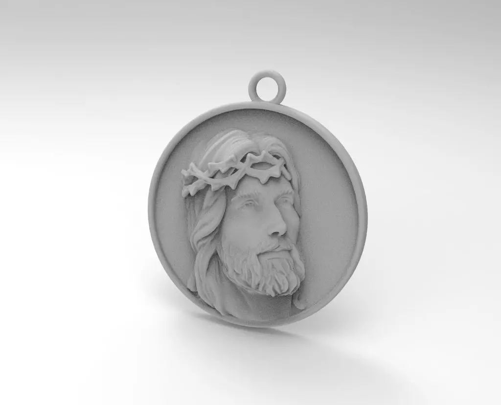 moneda cristo 3D print model