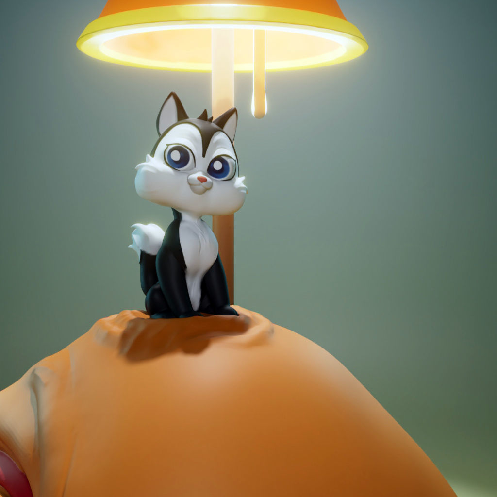 Marc Anthony And  PussyFoot 3D print model_6