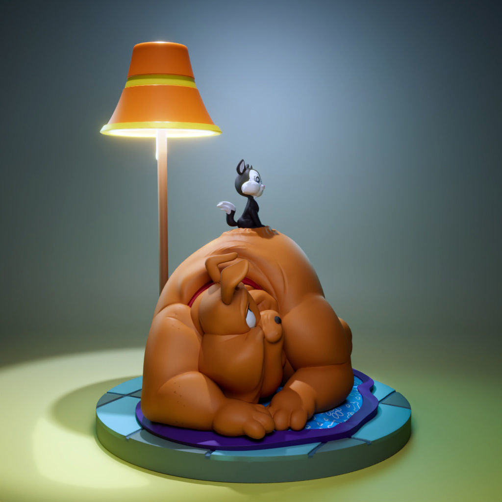 Marc Anthony And  PussyFoot 3D print model_2