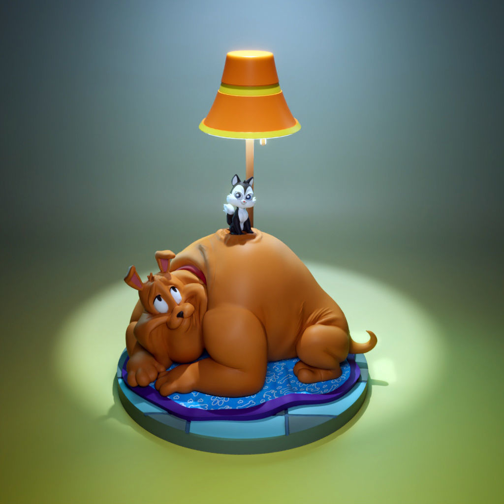 Marc Anthony And  PussyFoot 3D print model_5