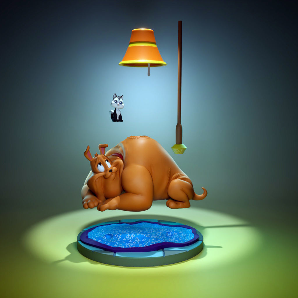 Marc Anthony And  PussyFoot 3D print model_7