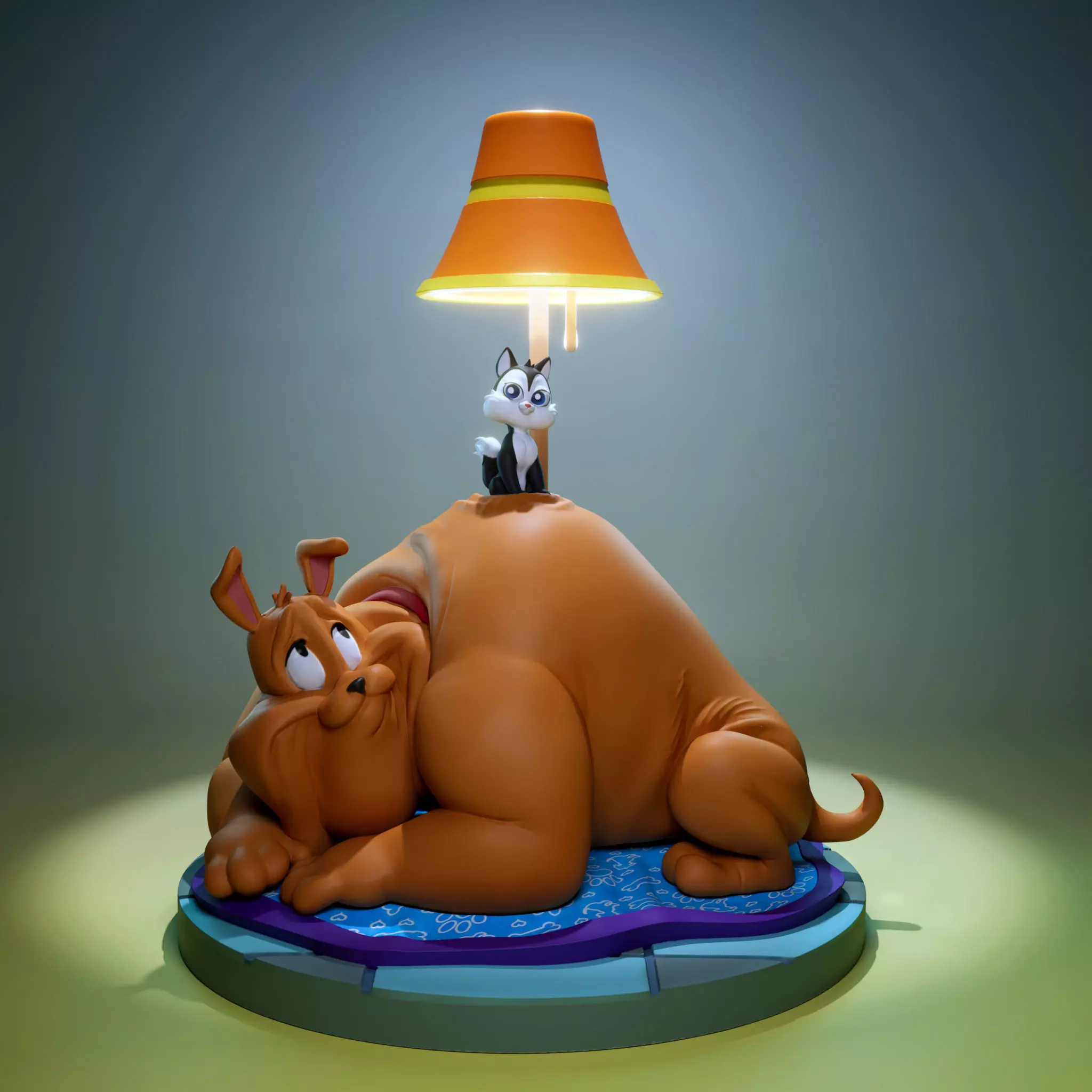 Marc Anthony And  PussyFoot 3D print model_0