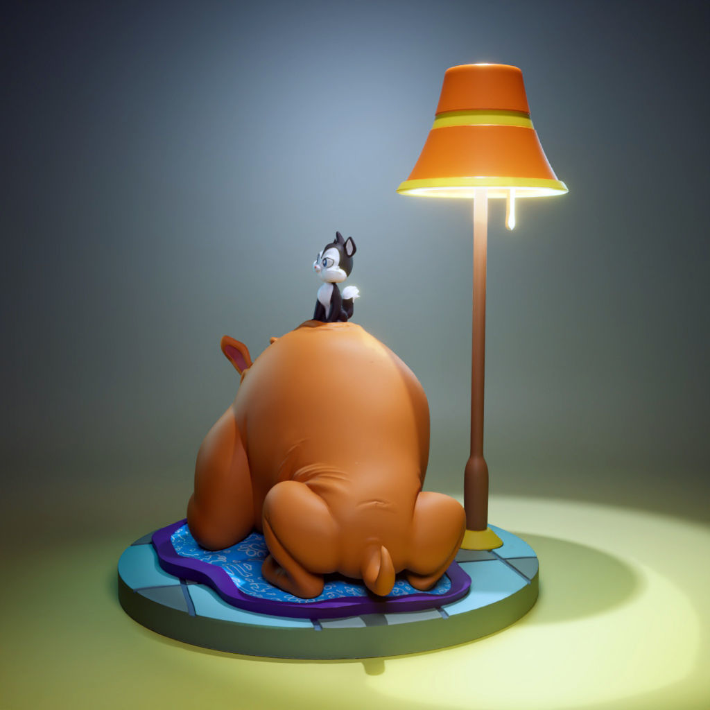 Marc Anthony And  PussyFoot 3D print model_4