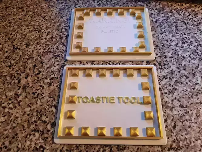 TOASTIE TOOL SANDWICH TOAST MAKER FOR TOASTERS KITCHEN 3D print model