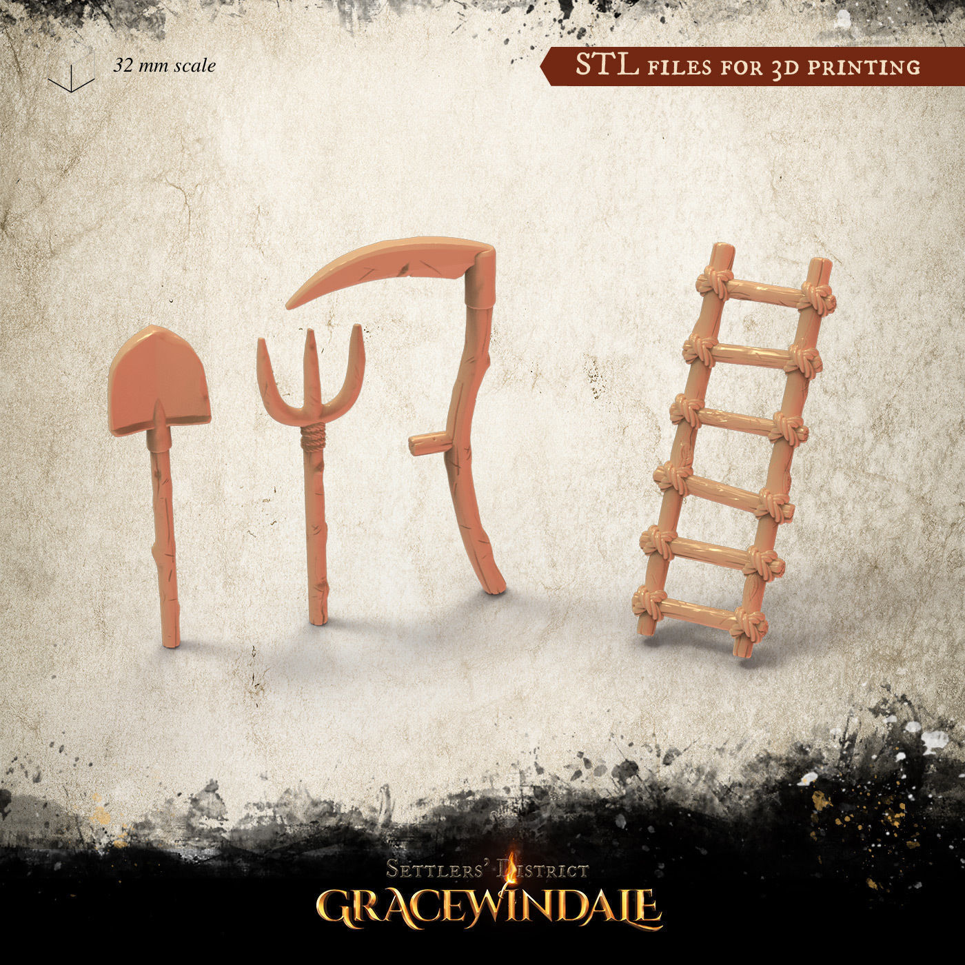 Gracewindale - Farmstead 3D Model Collection_11