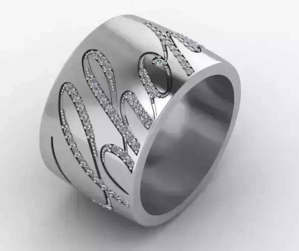 Chopard diamond ring with gems