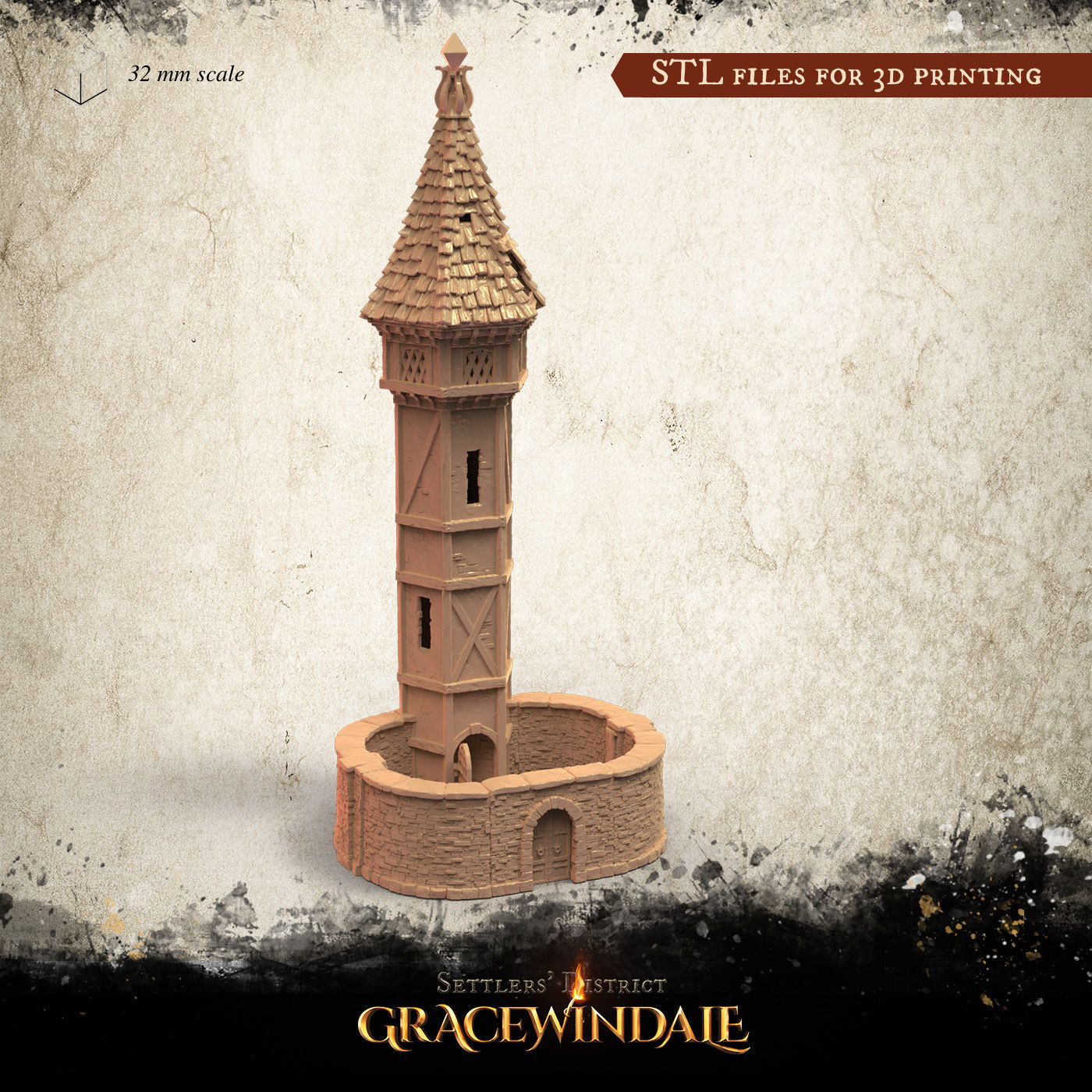 Gracewindale - Town Buildings 3D Model Collection_10