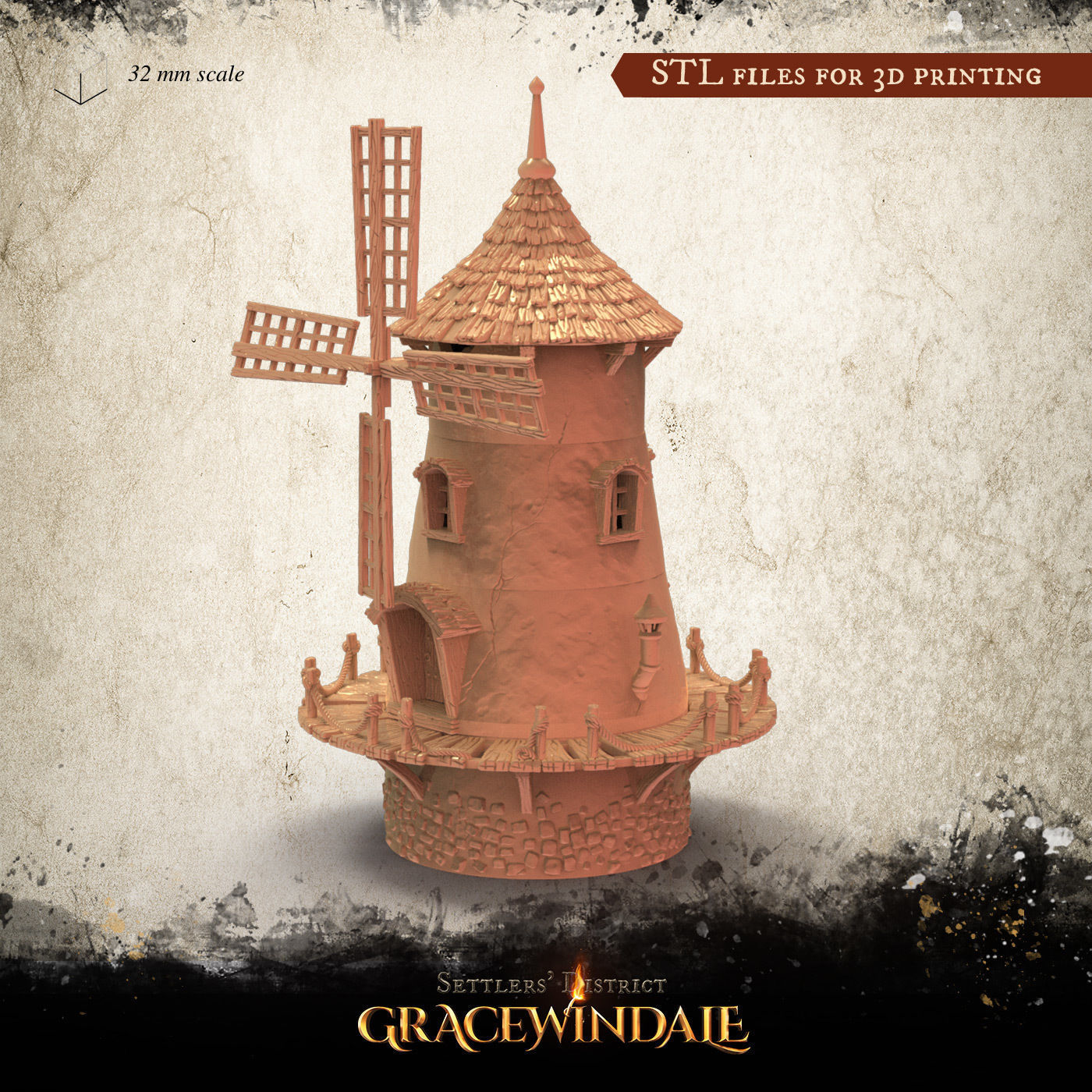 Gracewindale - Town Buildings 3D Model Collection_7