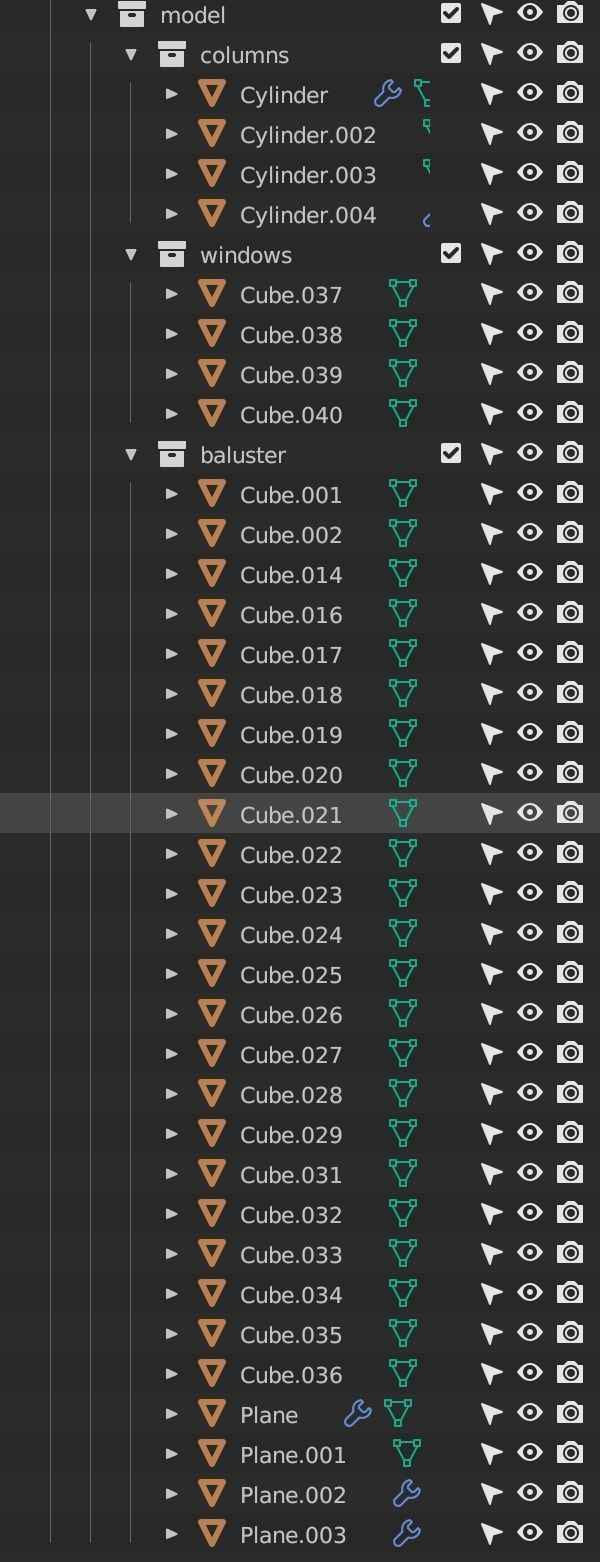 Bridge - Pont Du Gard Jump Animation 3D model_10