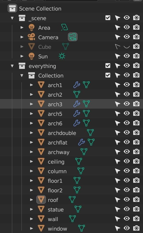 Bridge - Pont Du Gard Jump Animation 3D model_8
