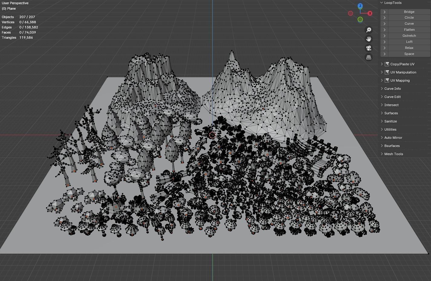 Landscape Assets Pack Low-poly 3D model_5