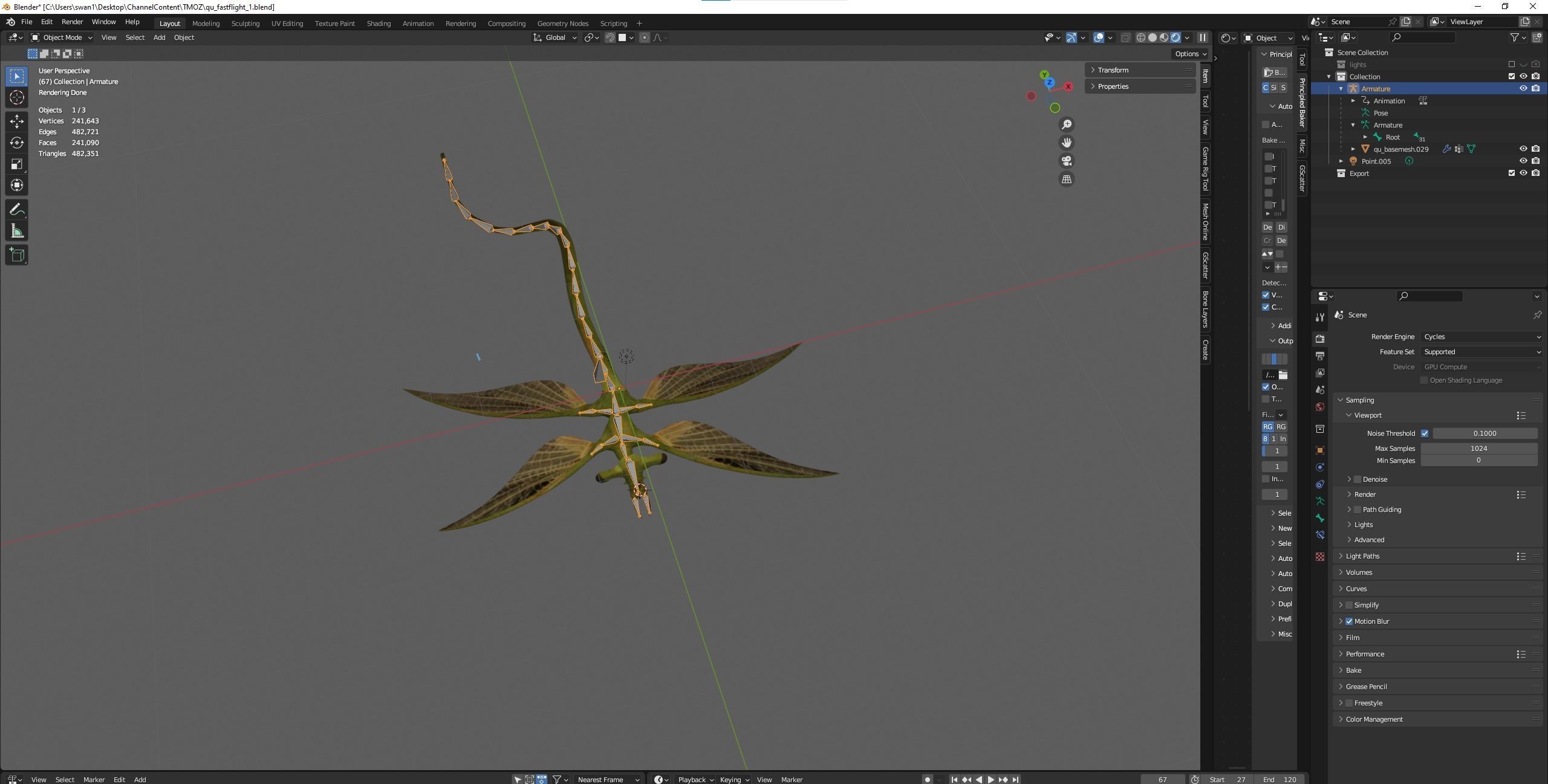 Qu - All Tomorrows - Low Poly Low-poly 3D model_8