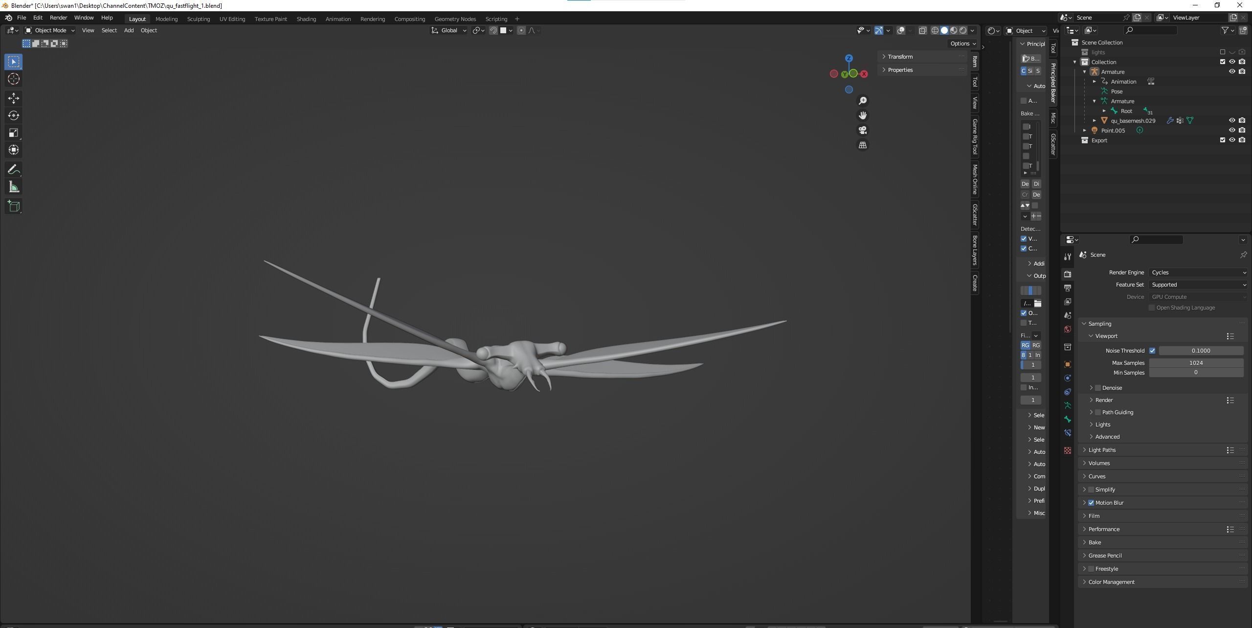 Qu - All Tomorrows - Low Poly Low-poly 3D model_3
