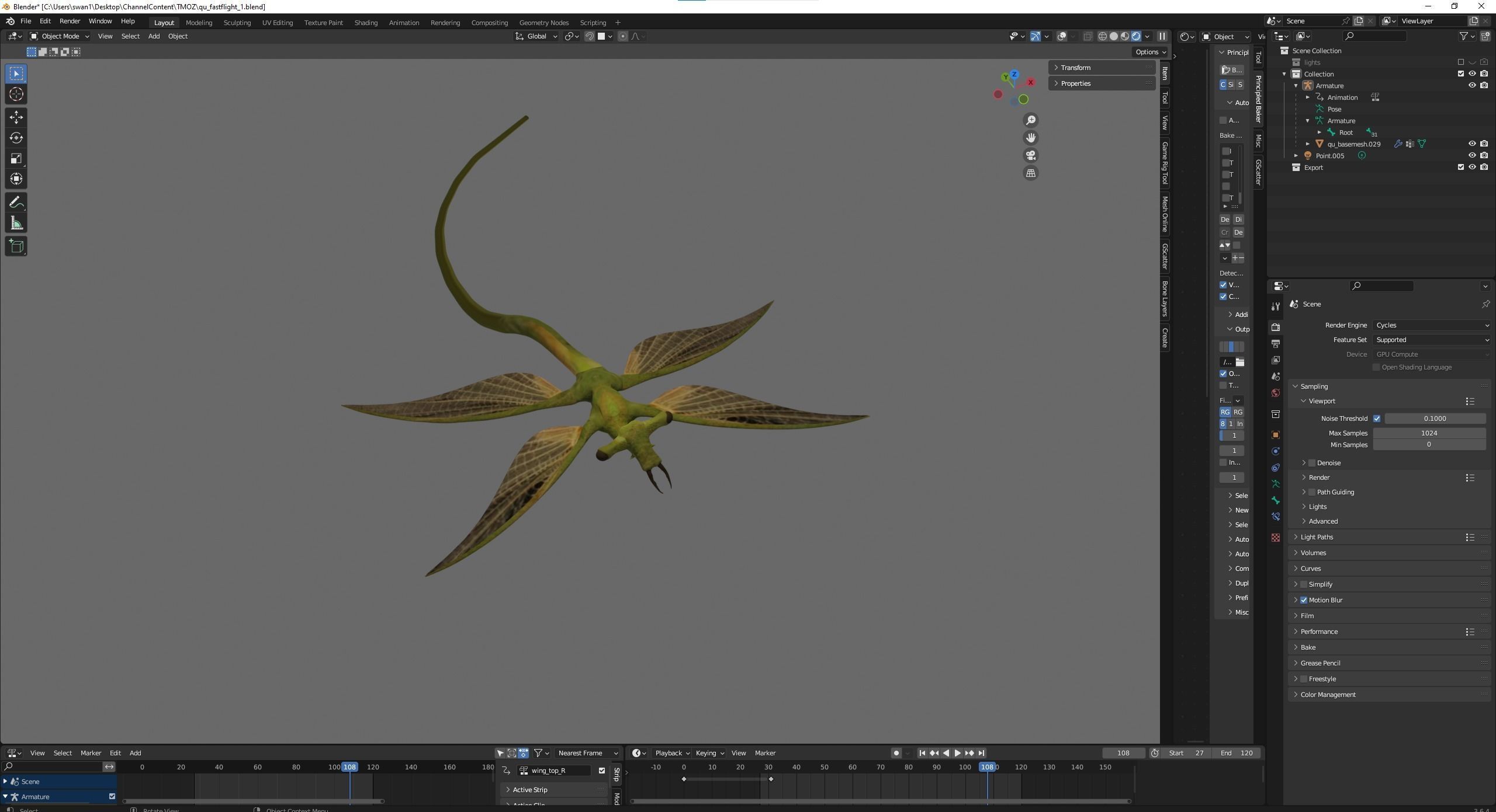 Qu - All Tomorrows - Low Poly Low-poly 3D model_4