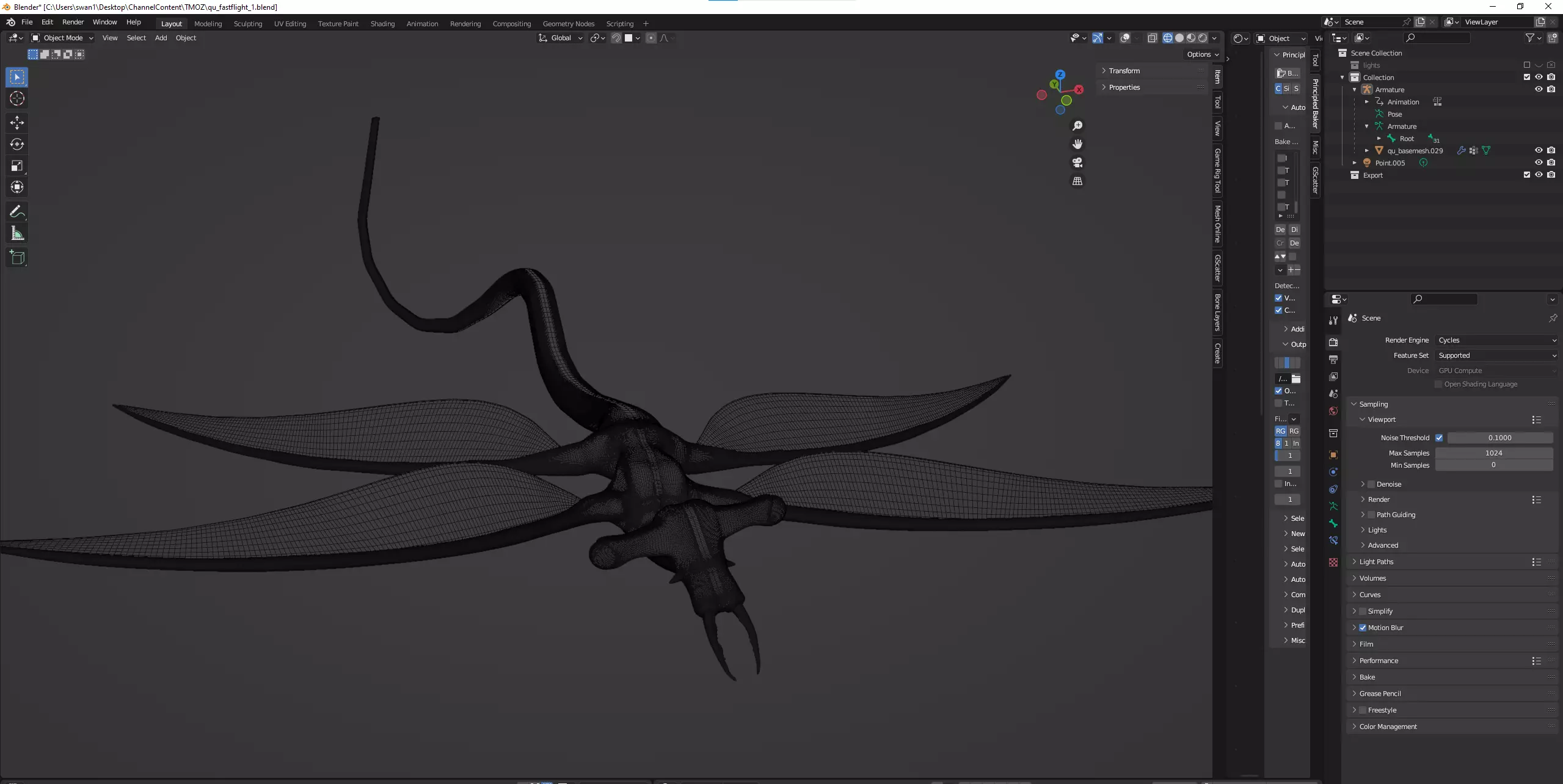 Qu - All Tomorrows - Low Poly Low-poly 3D model_0