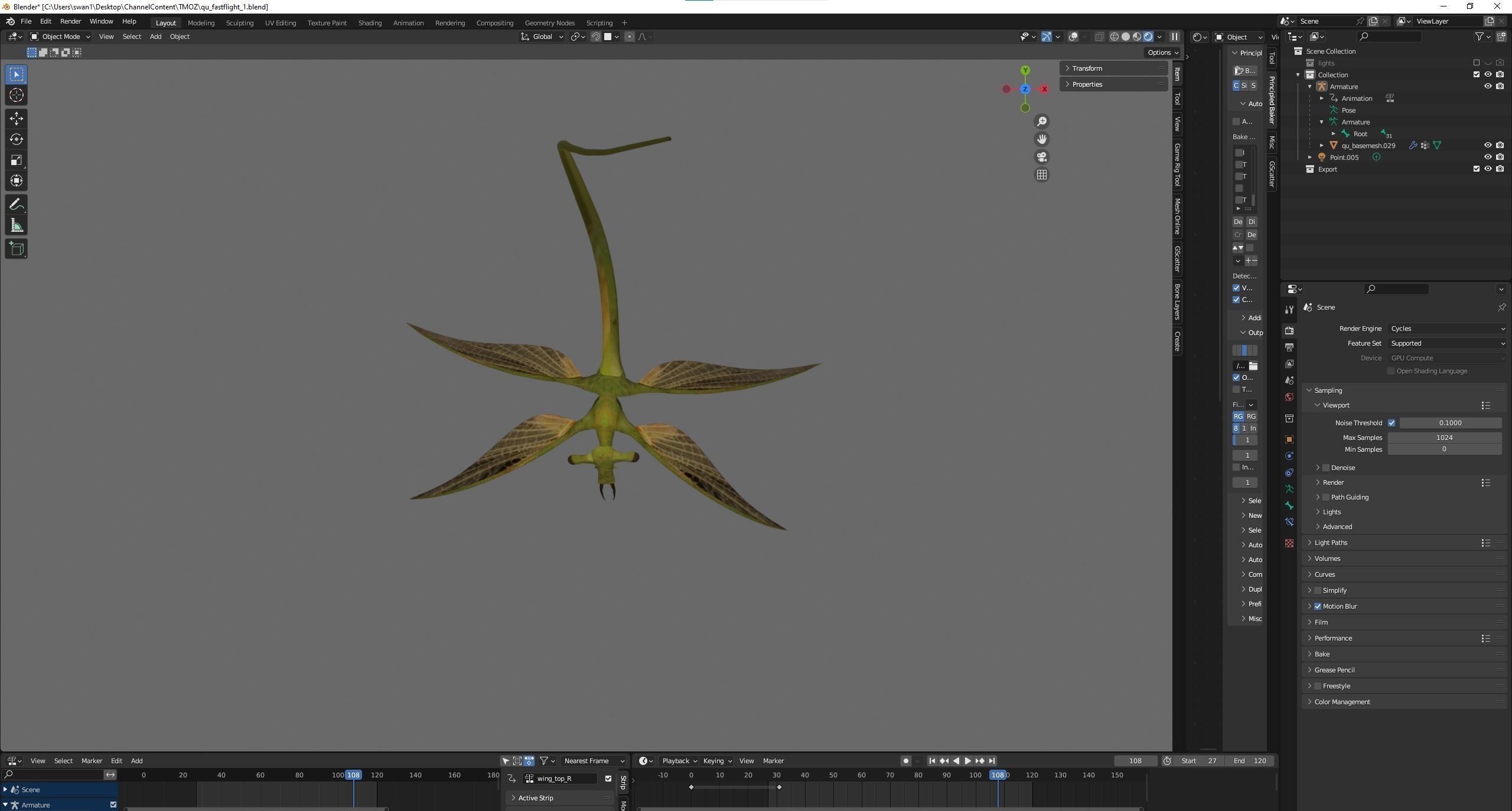 Qu - All Tomorrows - Low Poly Low-poly 3D model_7
