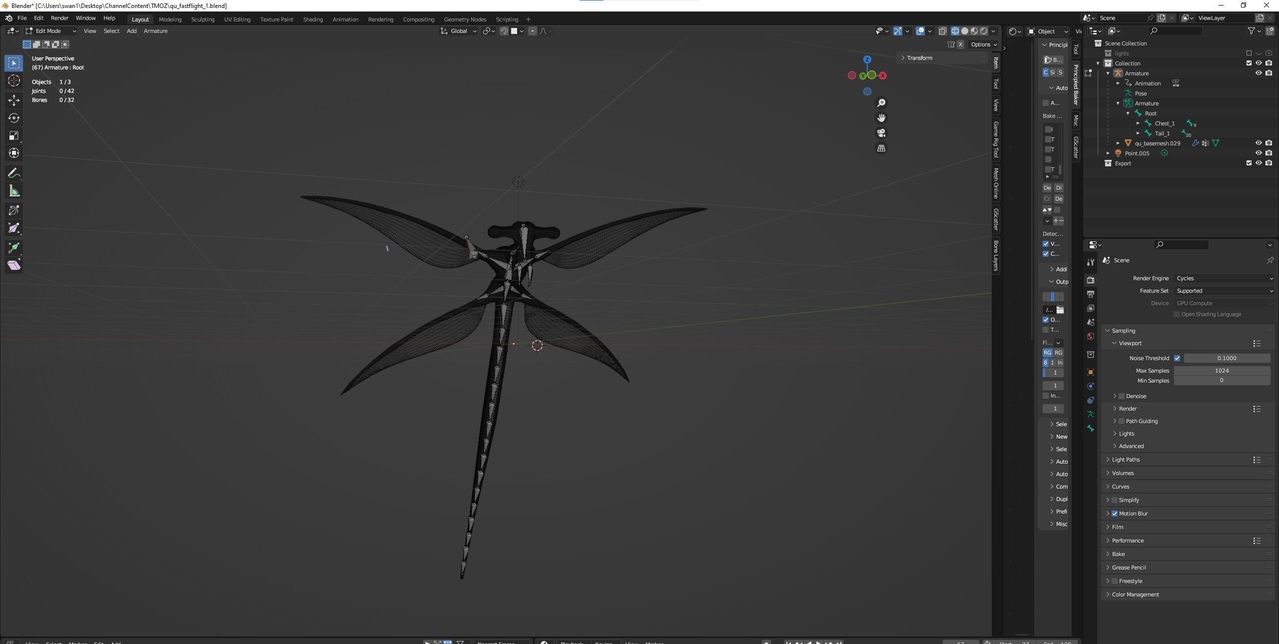 Qu - All Tomorrows - Low Poly Low-poly 3D model_2
