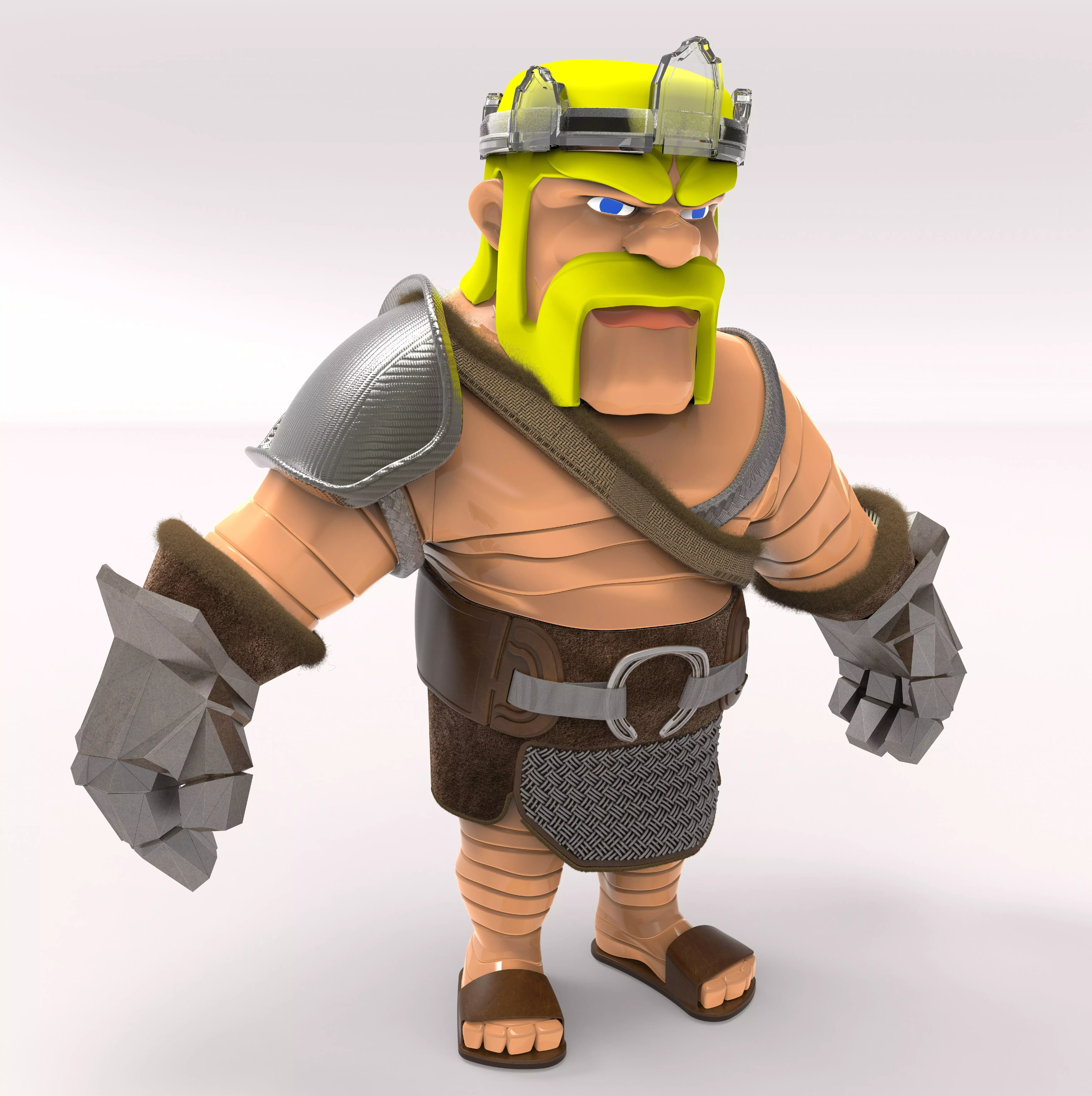 barbarian 3D model_0