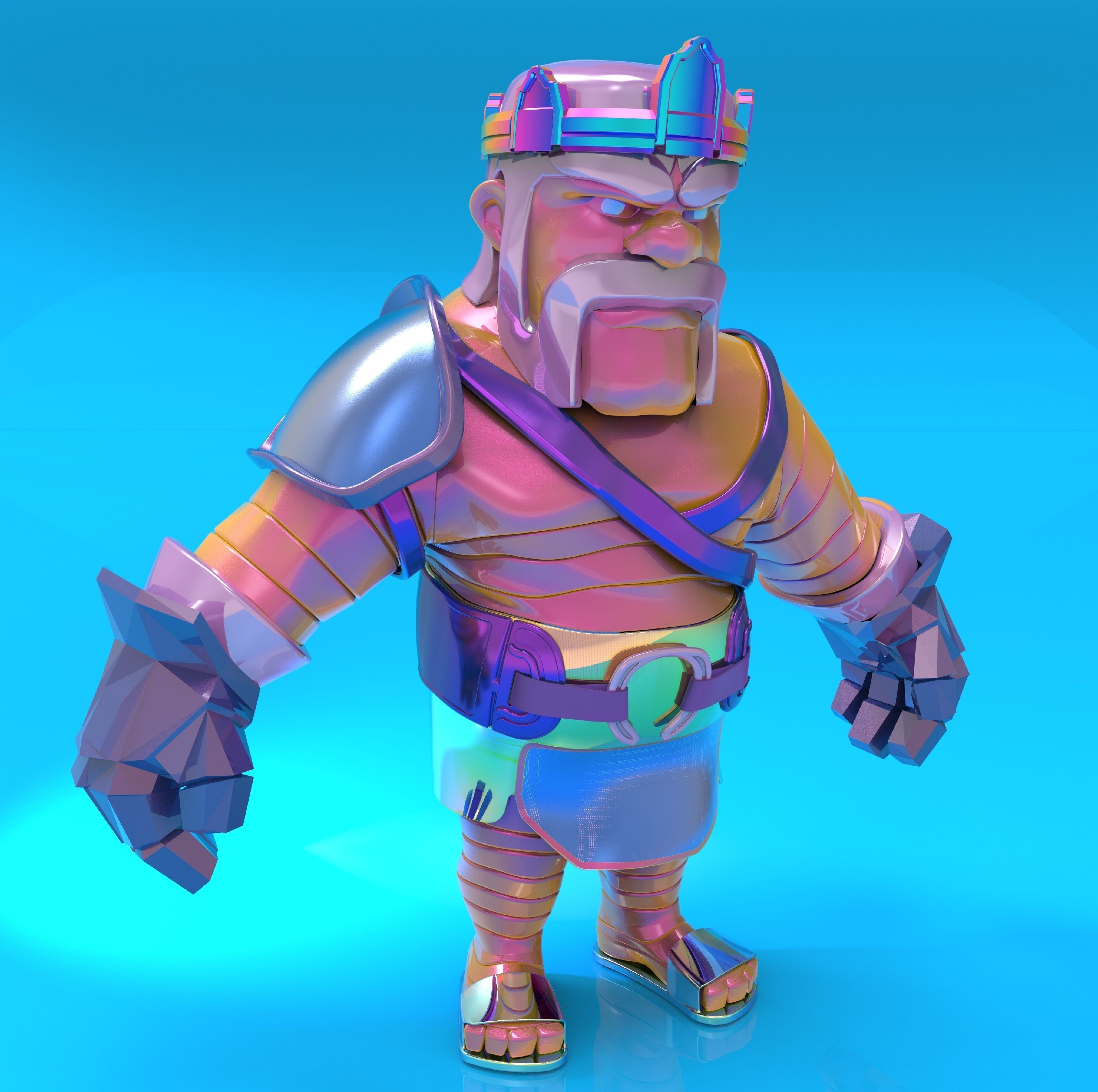 barbarian 3D model_1