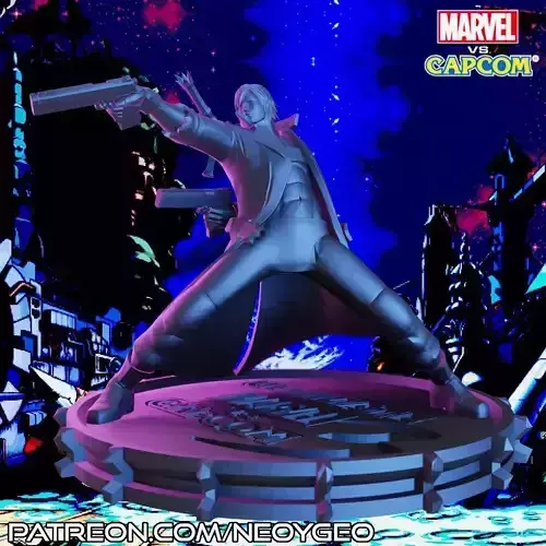DANTE - DEVIL MAY CRY - MARVEL VS CAPCOM 3 3D print model