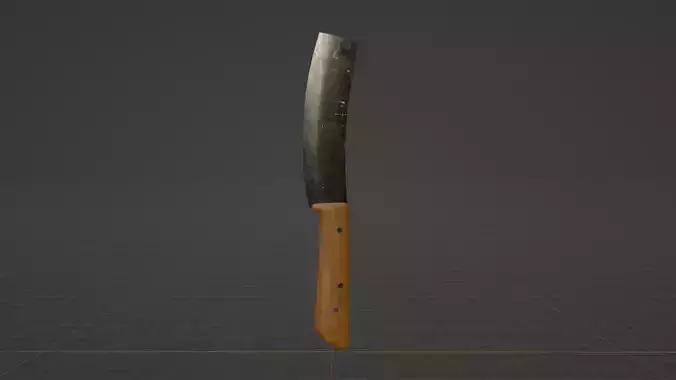 Hmong Knife Version 2 Low-poly 3D model
