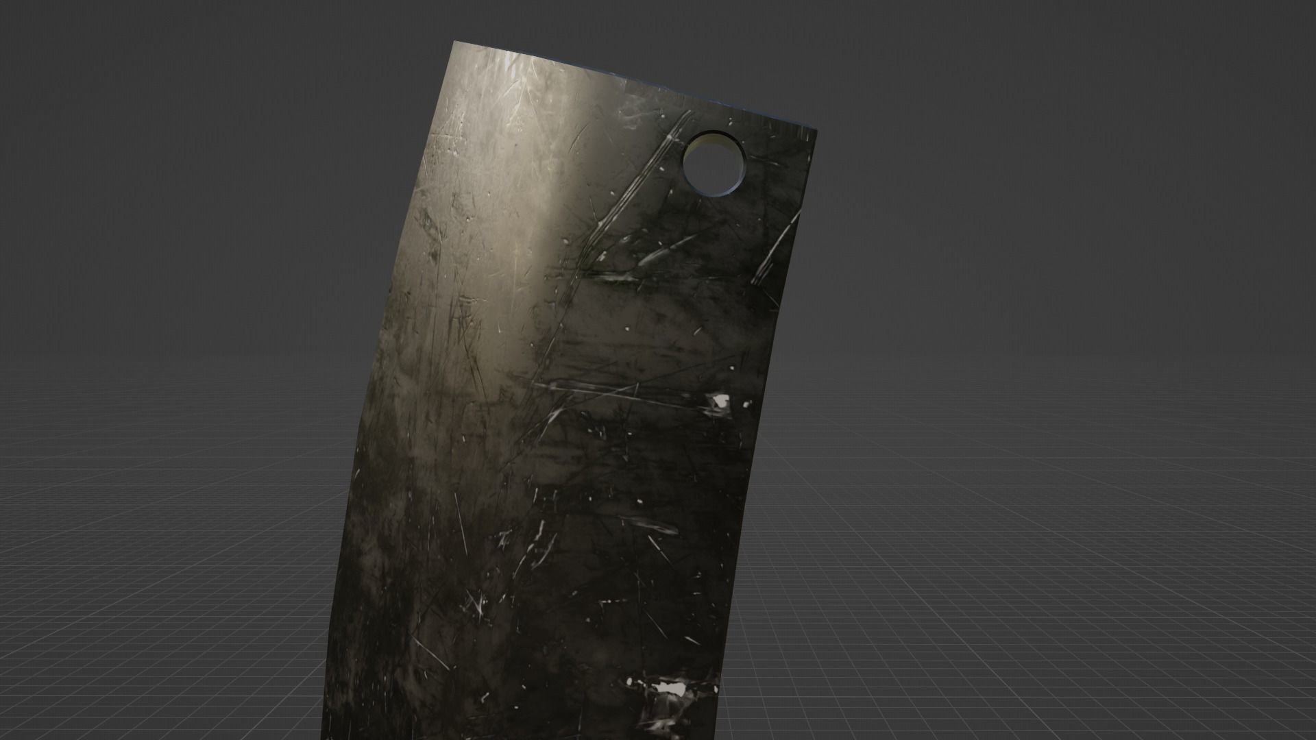 Hmong Knife Version 2 Low-poly 3D model_6