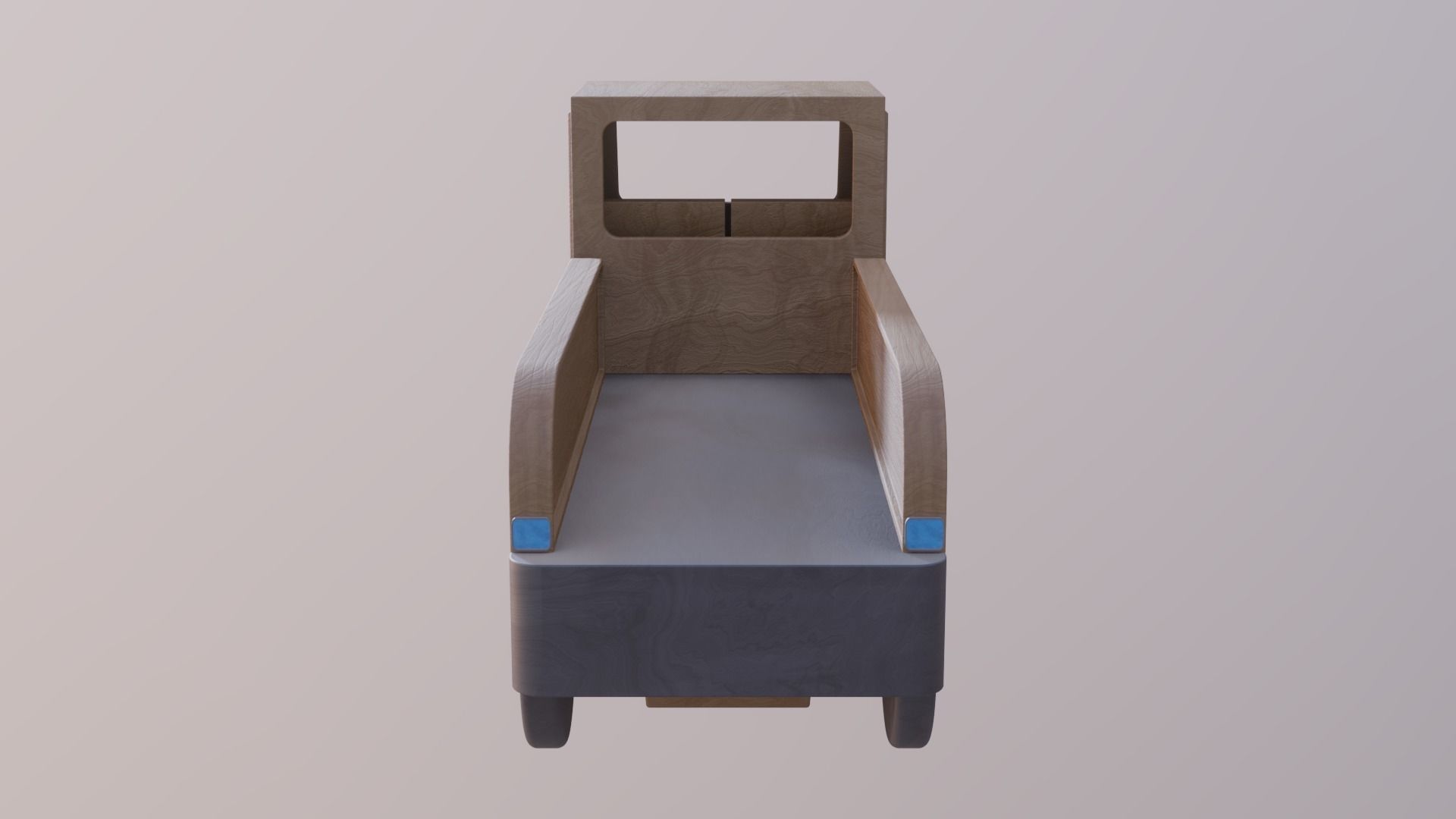 WOODEN TOY TRUCK - RogueFilmProductions Low-poly 3D model_5