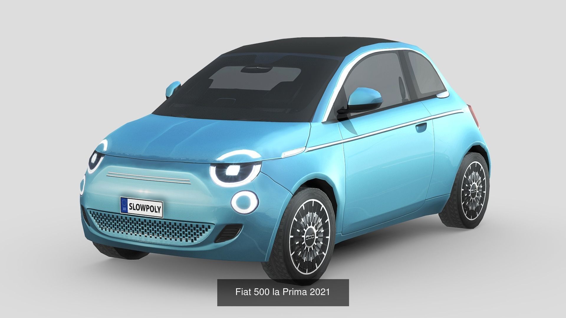 Low-Poly Car Pack 006 - City Cruiser 3D Model Collection_9