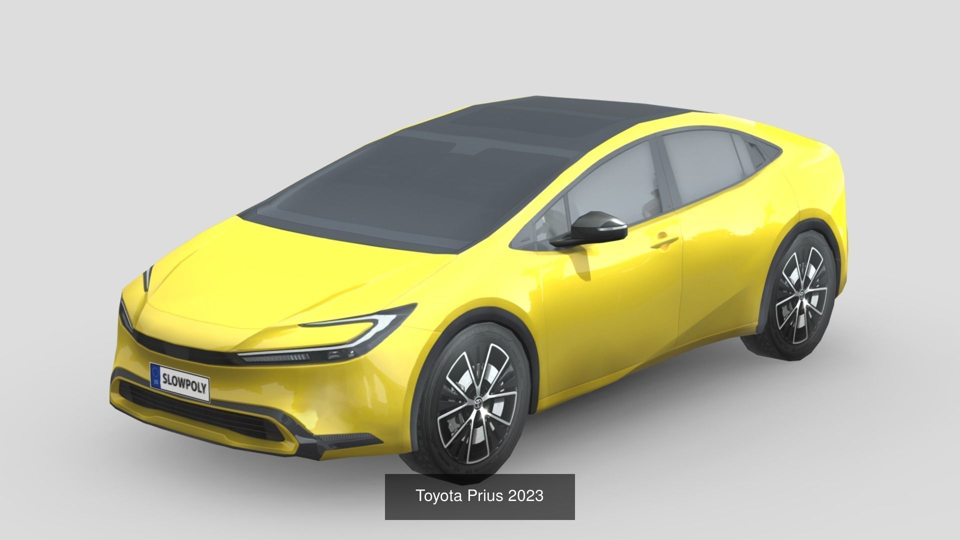 Low-Poly Car Pack 006 - City Cruiser 3D Model Collection_14