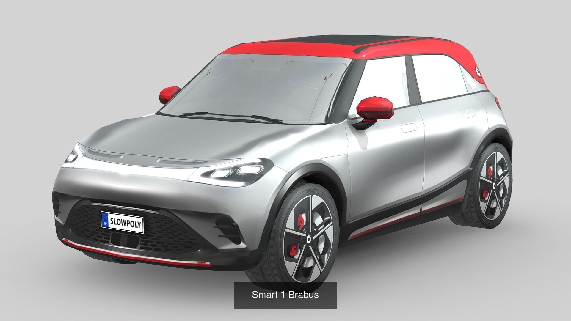 Low-Poly Car Pack 006 - City Cruiser 3D Model Collection_13