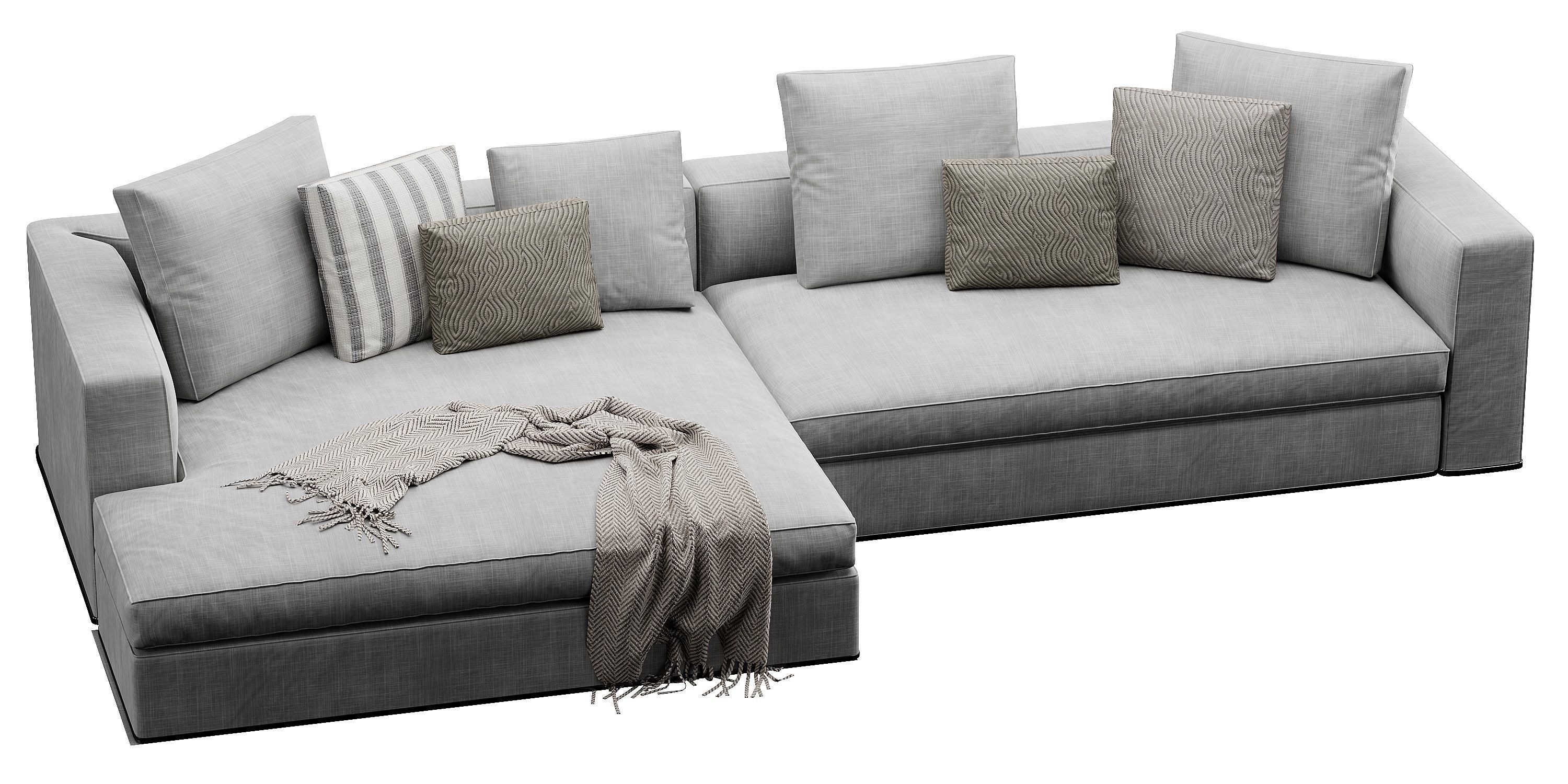 Powell Sofa 3D model_12