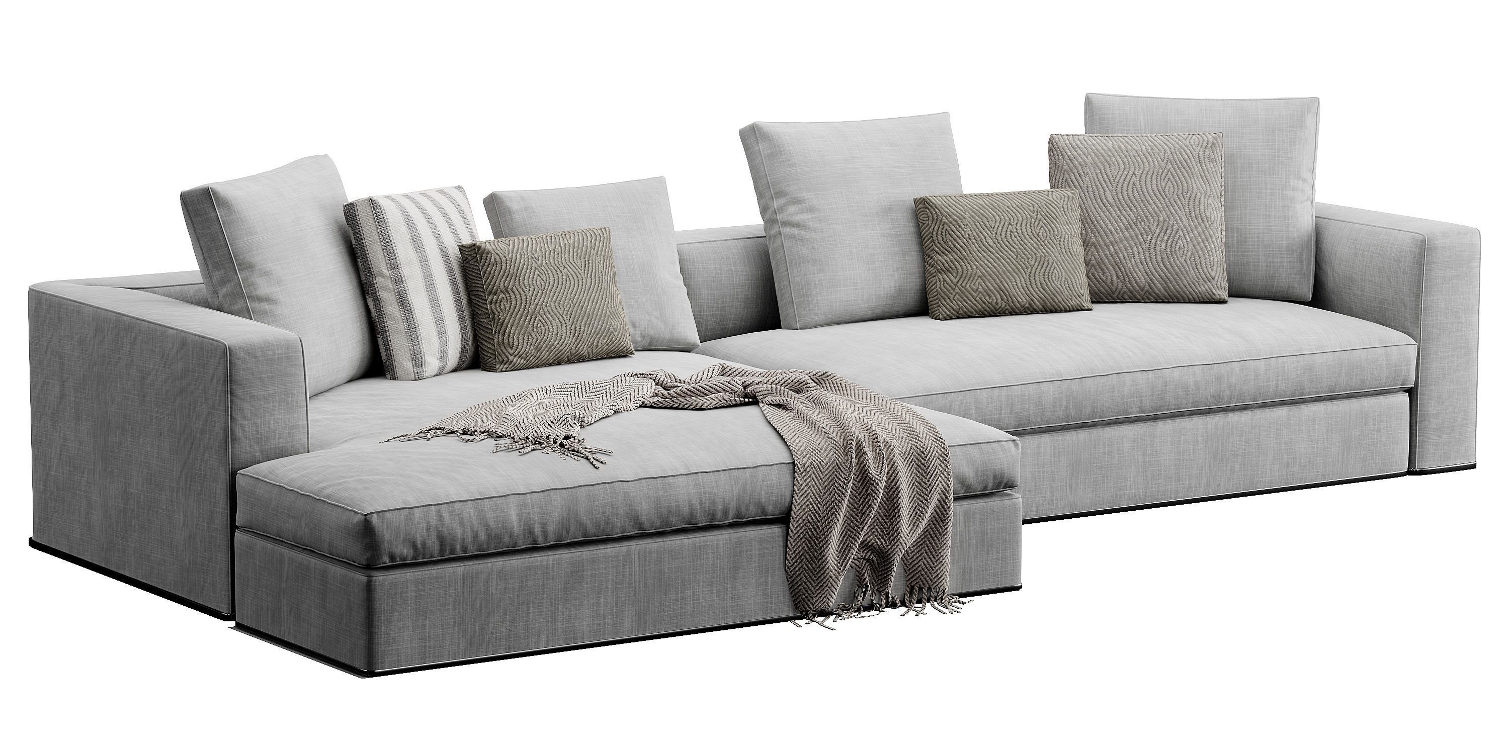 Powell Sofa 3D model_6