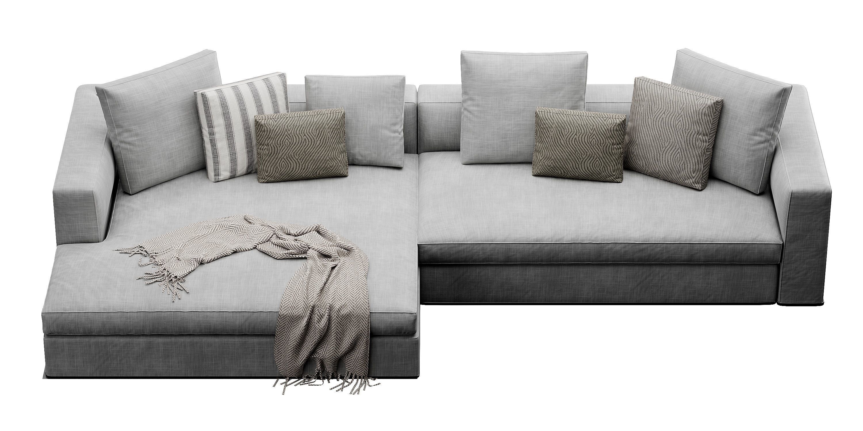 Powell Sofa 3D model_9