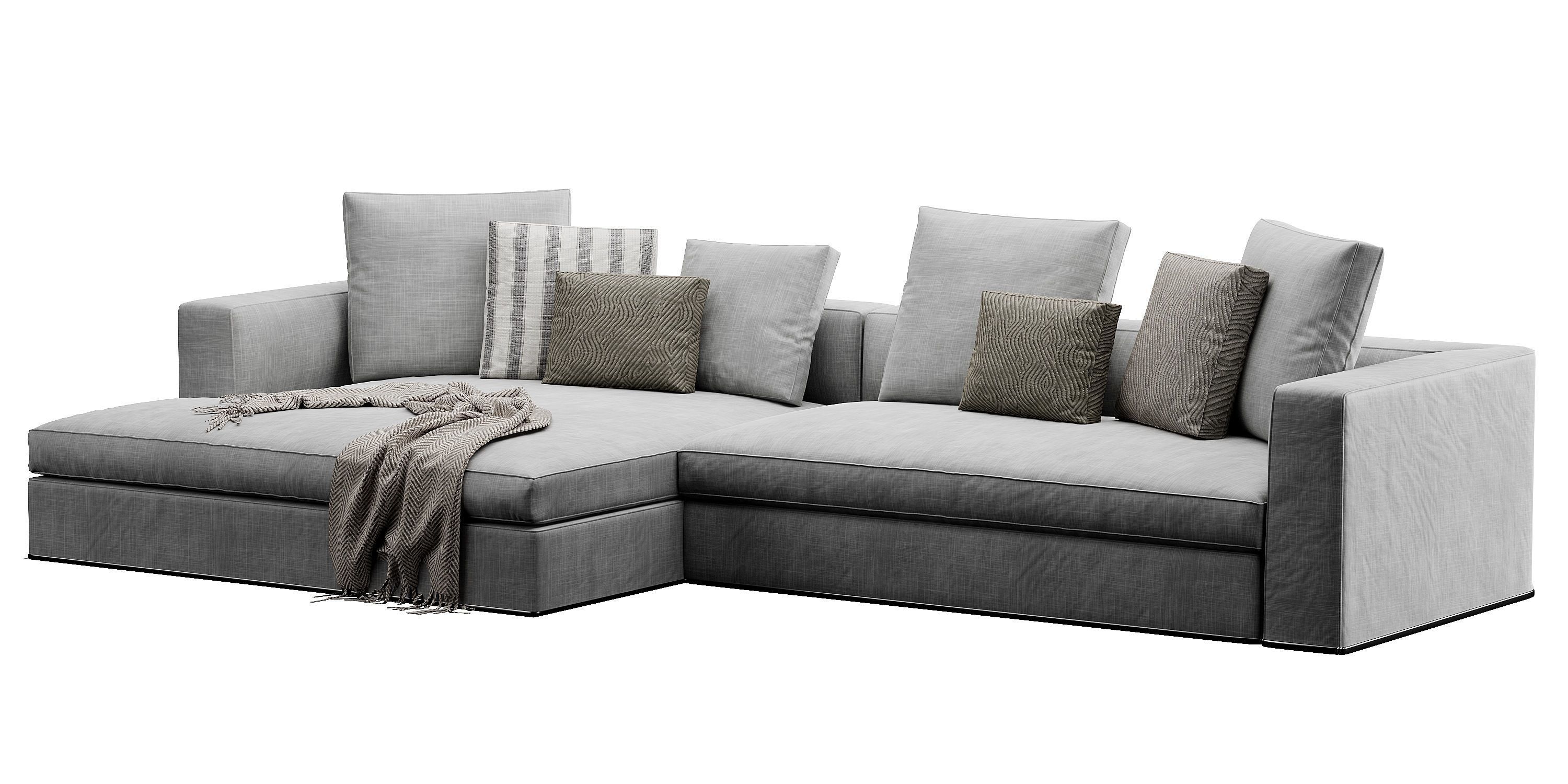 Powell Sofa 3D model_7