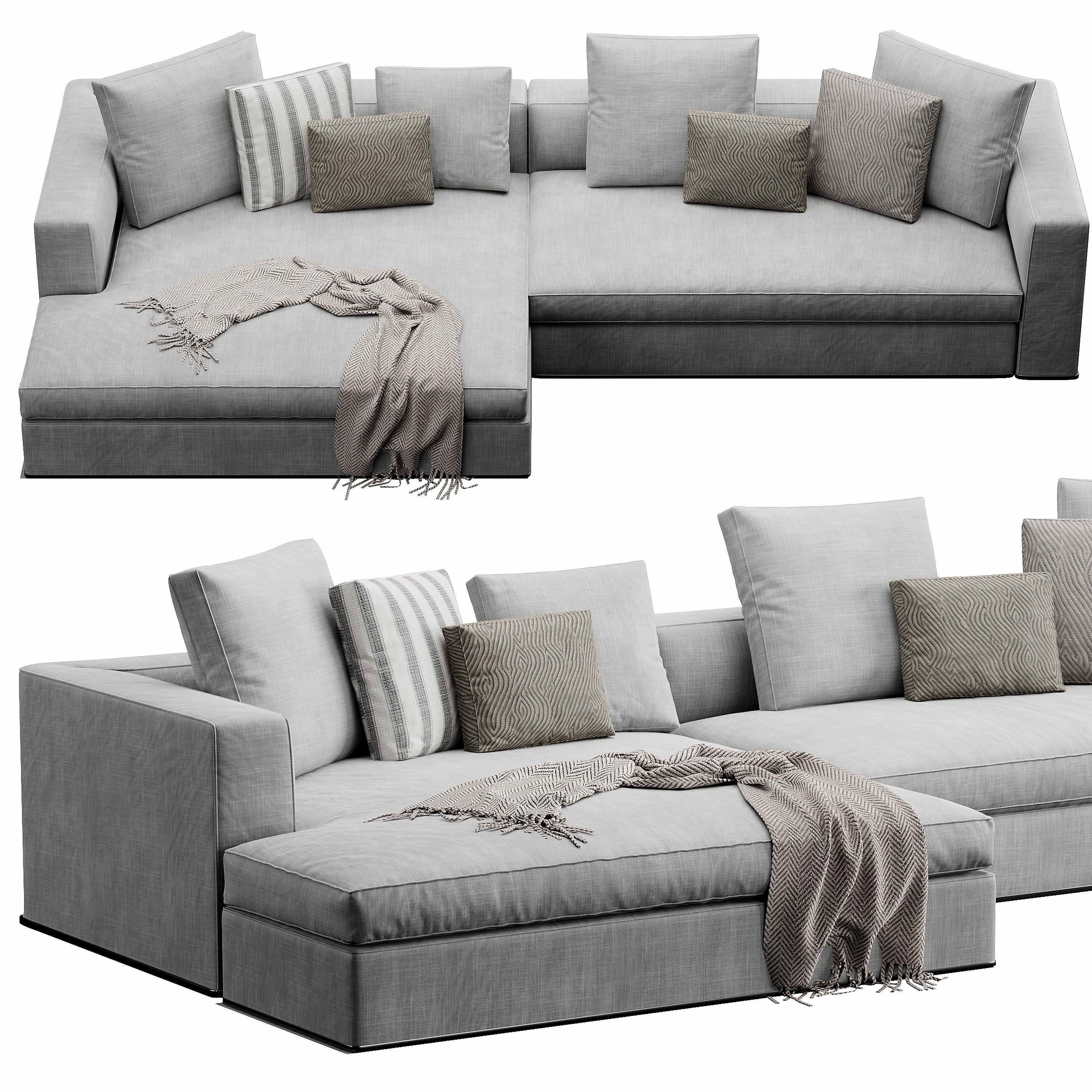 Powell Sofa 3D model_10