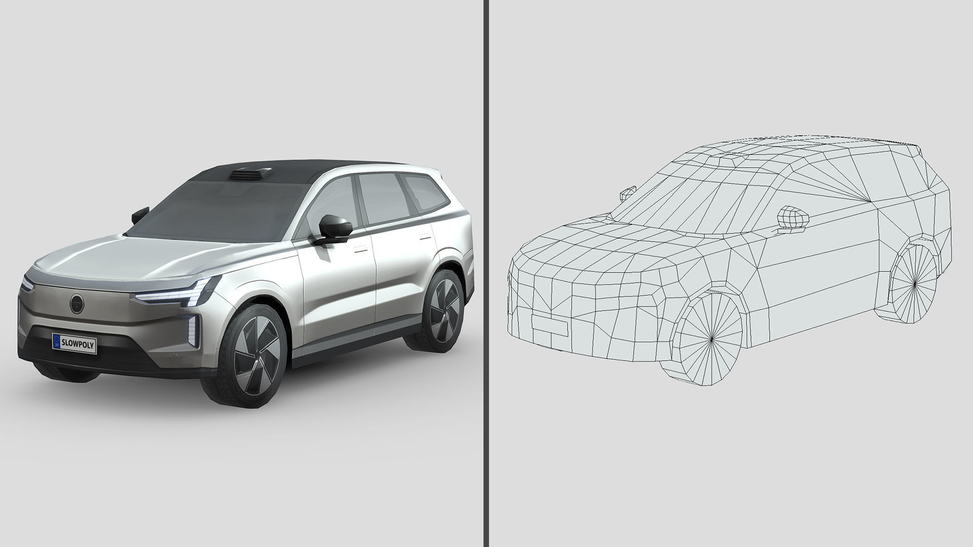 Low-Poly Car Pack 009 - Versatile Vans 3D Model Collection_8