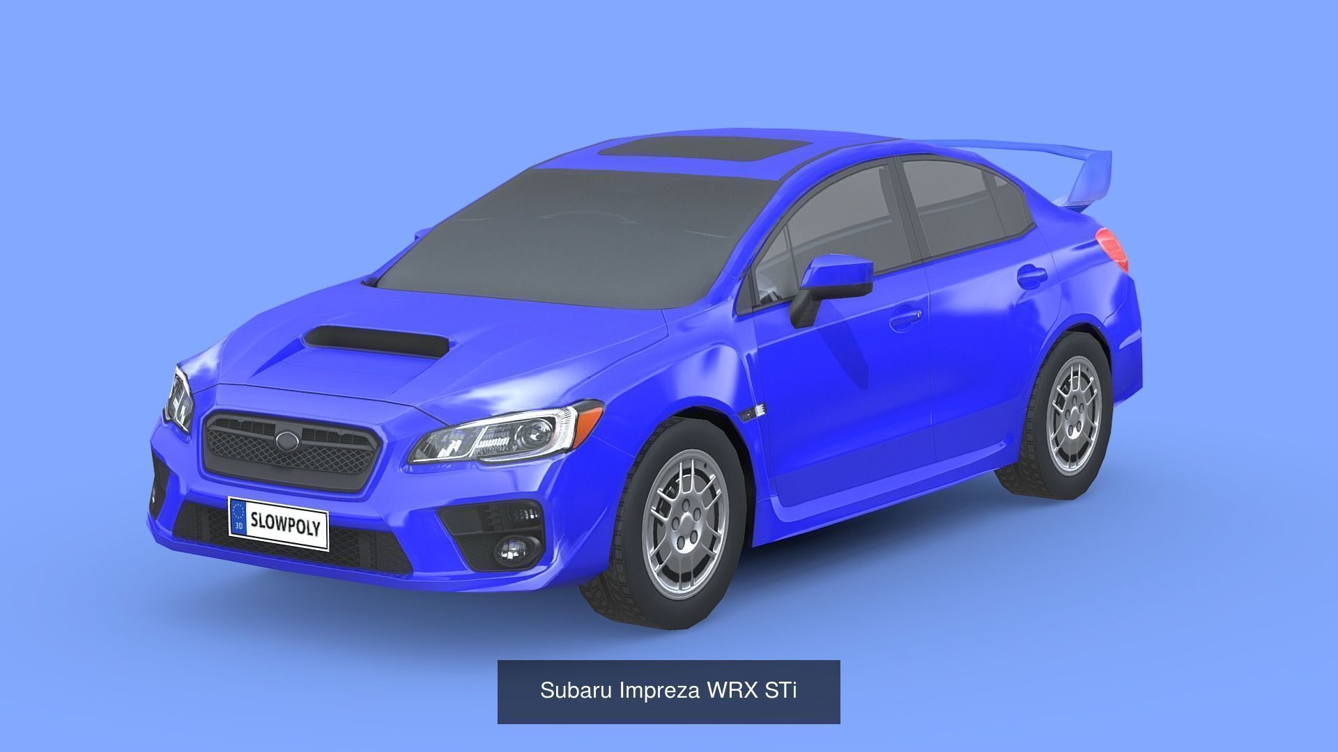 Low-Poly Car Pack 010 - Off-Road Icon 3D Model Collection_13