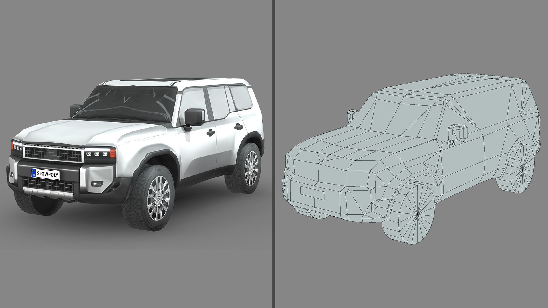 Low-Poly Car Pack 010 - Off-Road Icon 3D Model Collection_8