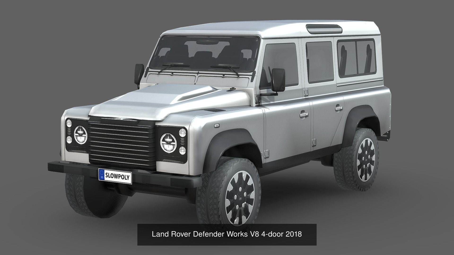 Low-Poly Car Pack 010 - Off-Road Icon 3D Model Collection_12