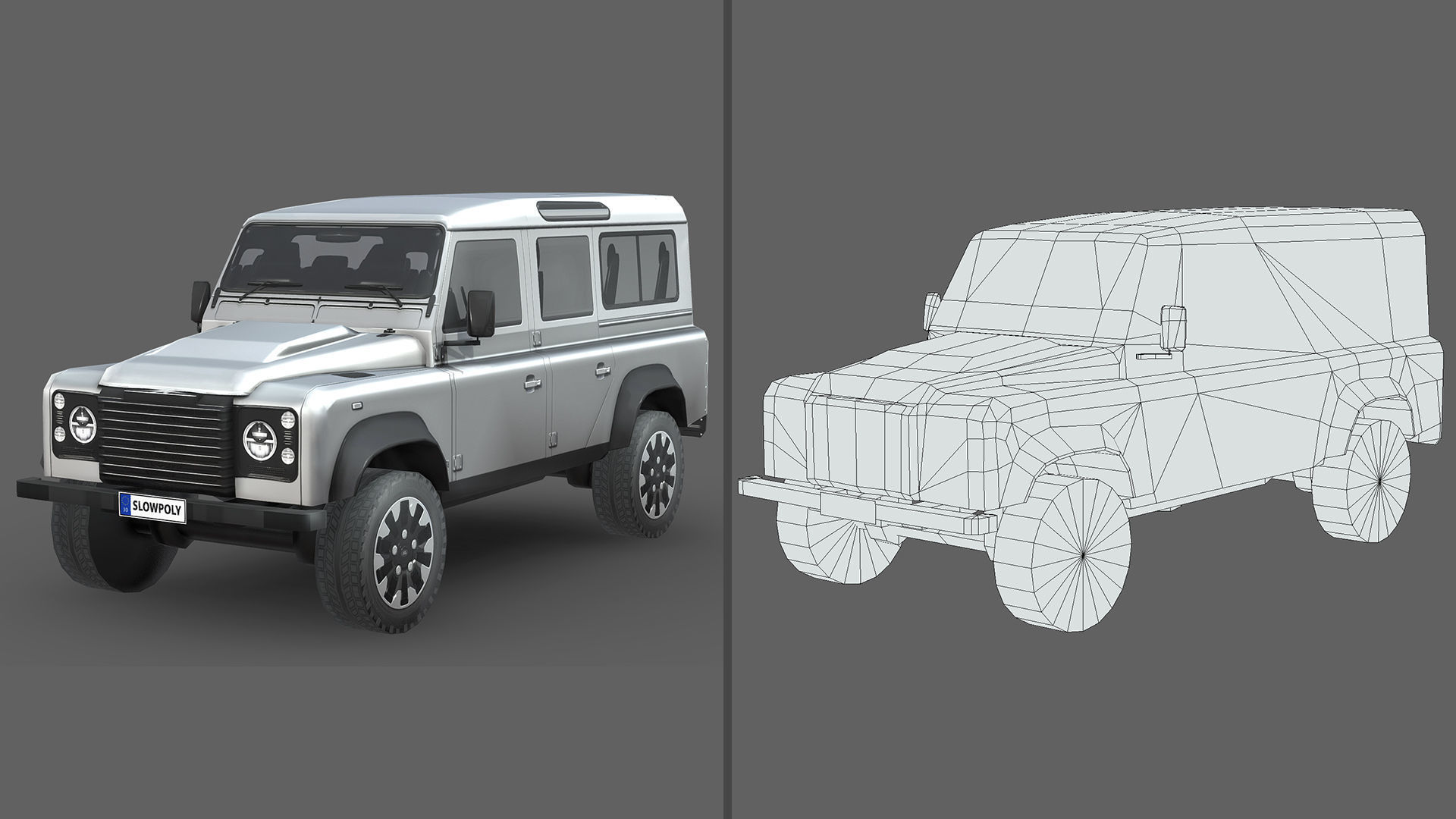 Low-Poly Car Pack 010 - Off-Road Icon 3D Model Collection_6