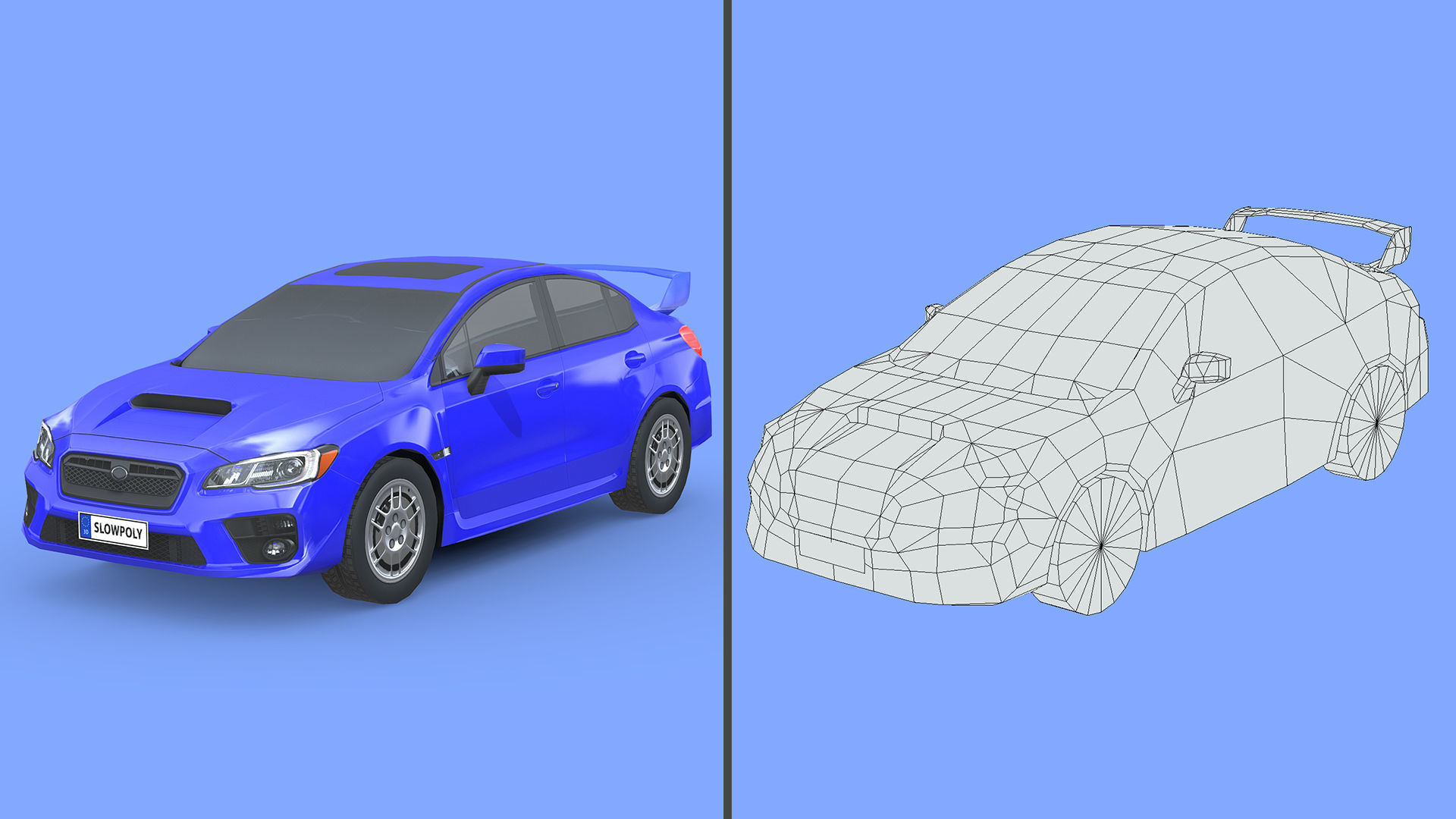 Low-Poly Car Pack 010 - Off-Road Icon 3D Model Collection_7