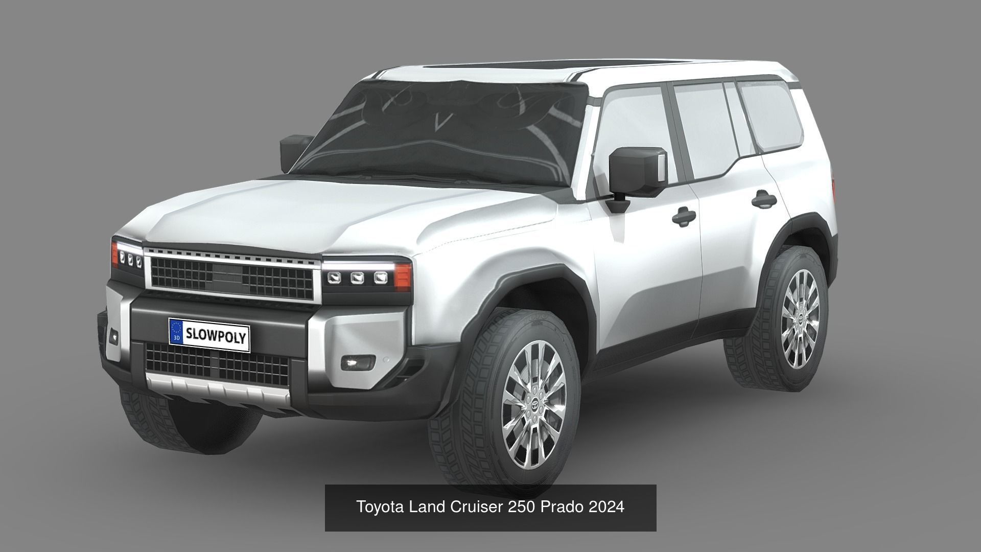 Low-Poly Car Pack 010 - Off-Road Icon 3D Model Collection_14