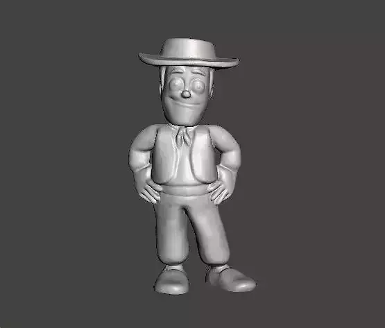 ZENON THE FARMER PVC PLASTIC FIGURE MODEL TOY FOR KIDS GASHAPON 3D print model