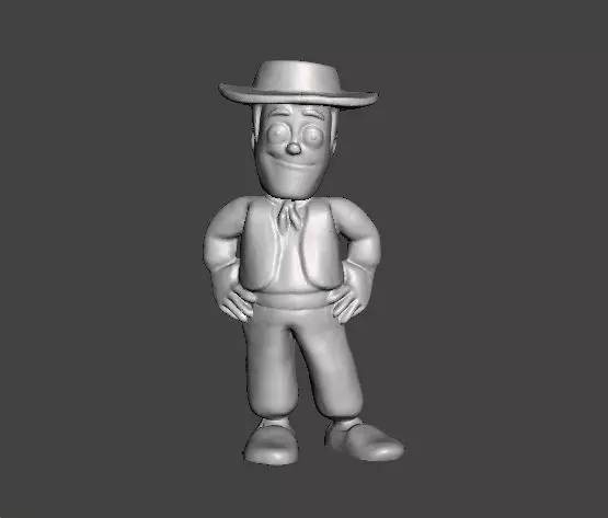 ZENON THE FARMER PVC PLASTIC FIGURE MODEL TOY FOR KIDS GASHAPON 3D print model_0