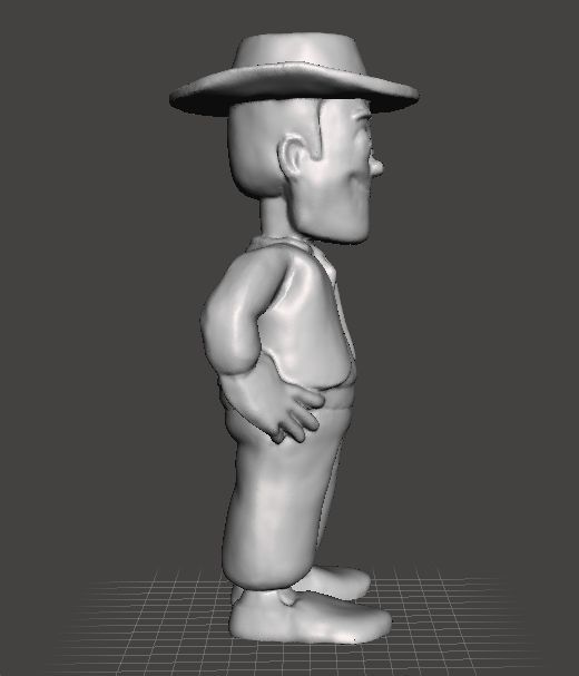 ZENON THE FARMER PVC PLASTIC FIGURE MODEL TOY FOR KIDS GASHAPON 3D print model_2