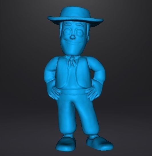 ZENON THE FARMER PVC PLASTIC FIGURE MODEL TOY FOR KIDS GASHAPON 3D print model_6