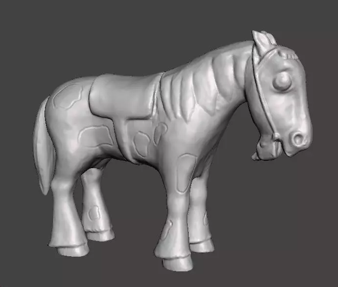 ZENON DRAFT HORSE PERCHERON PVC PLASTIC FIGURE MODEL TOY KIDS 3D print model