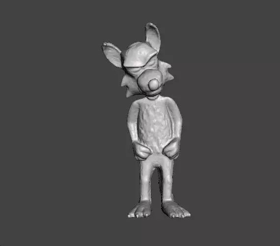 ZENON BETO THE WOLF PVC PLASTIC FIGURE MODEL TOY FOR KIDS 3D print model